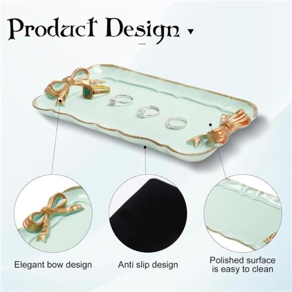 Vintage Decorative Tray Jewelry Tray - Picture 4 of 8